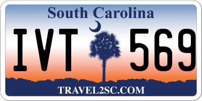 SC license plate IVT569