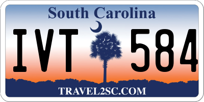 SC license plate IVT584