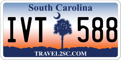 SC license plate IVT588