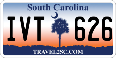 SC license plate IVT626