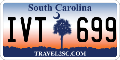 SC license plate IVT699
