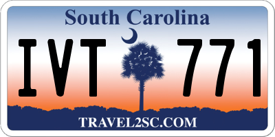 SC license plate IVT771