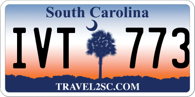 SC license plate IVT773