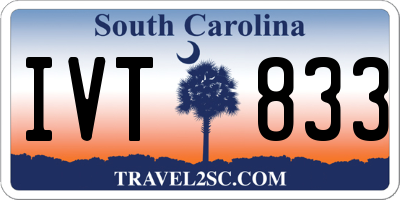SC license plate IVT833