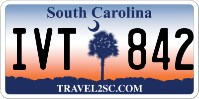 SC license plate IVT842