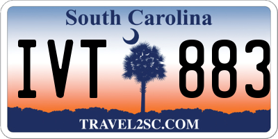 SC license plate IVT883
