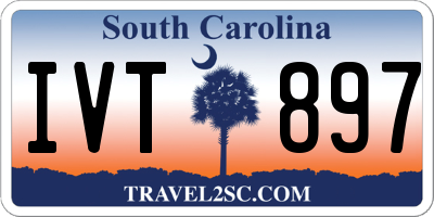 SC license plate IVT897
