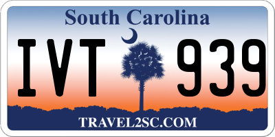 SC license plate IVT939