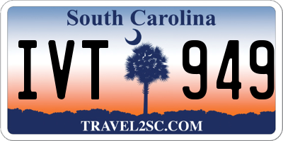 SC license plate IVT949