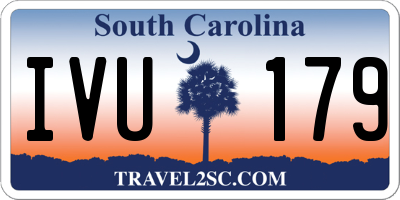 SC license plate IVU179