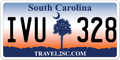 SC license plate IVU328