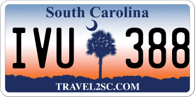 SC license plate IVU388