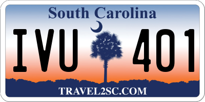 SC license plate IVU401