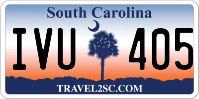 SC license plate IVU405