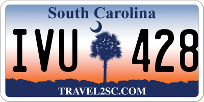 SC license plate IVU428