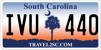 SC license plate IVU440