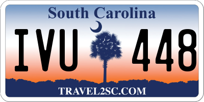 SC license plate IVU448