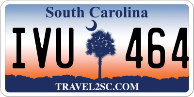SC license plate IVU464