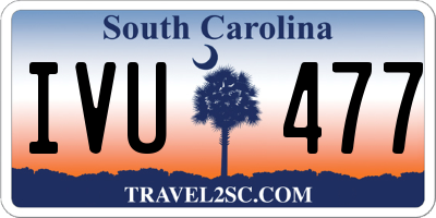 SC license plate IVU477