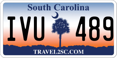 SC license plate IVU489