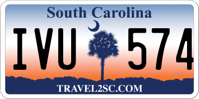 SC license plate IVU574