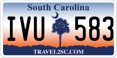 SC license plate IVU583