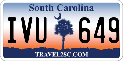 SC license plate IVU649