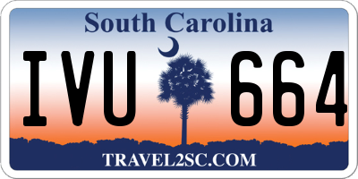 SC license plate IVU664