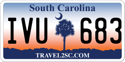 SC license plate IVU683