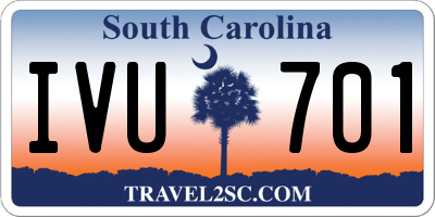 SC license plate IVU701