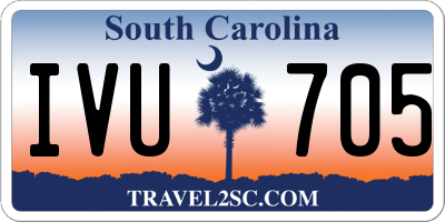 SC license plate IVU705
