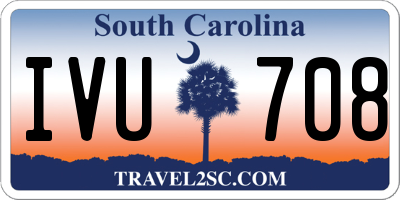 SC license plate IVU708