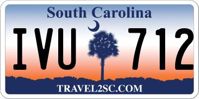 SC license plate IVU712