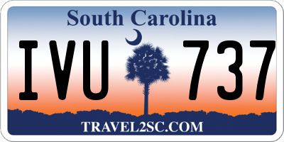 SC license plate IVU737