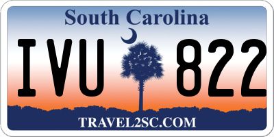 SC license plate IVU822