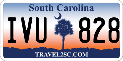 SC license plate IVU828