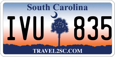 SC license plate IVU835