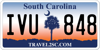 SC license plate IVU848