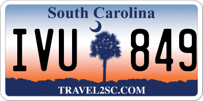SC license plate IVU849