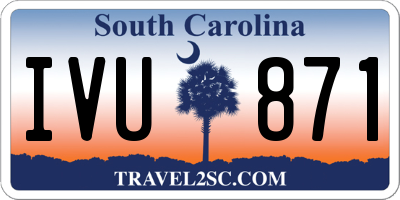 SC license plate IVU871