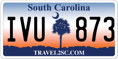 SC license plate IVU873