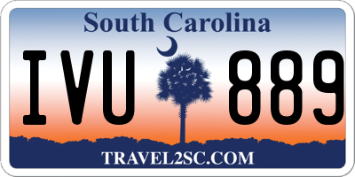 SC license plate IVU889
