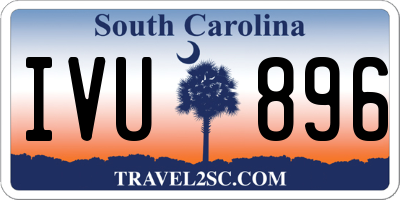 SC license plate IVU896