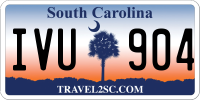 SC license plate IVU904