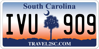 SC license plate IVU909