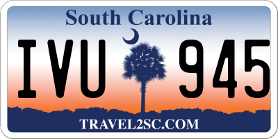 SC license plate IVU945