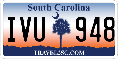 SC license plate IVU948