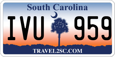 SC license plate IVU959