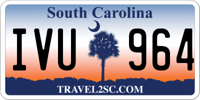 SC license plate IVU964
