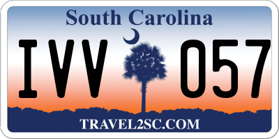 SC license plate IVV057